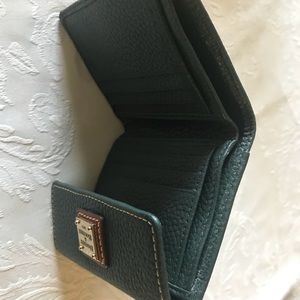 Pebble Dooney &Bourke flap wallet (green)
